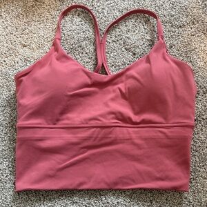 Women's Pink Strappy Bralette